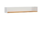 HORTON police POL, bílý lesk/dub zlatý grandson