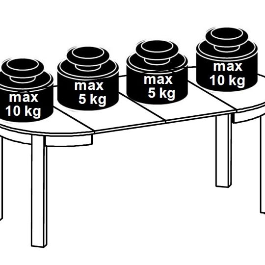 BERNARDIN STO jídelní stůl, černá