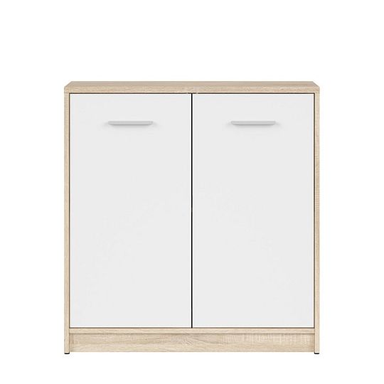 NEPO PLUS skříňka KOM2D, dub sonoma/bílá