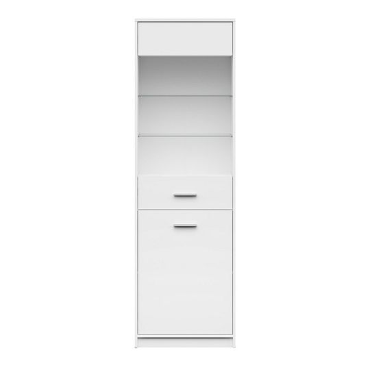 NEPO PLUS vitrína REG1D1W, bílá