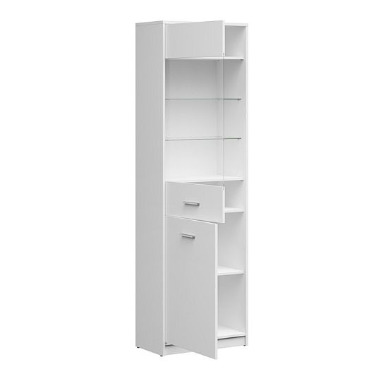 NEPO PLUS vitrína REG1D1W, bílá