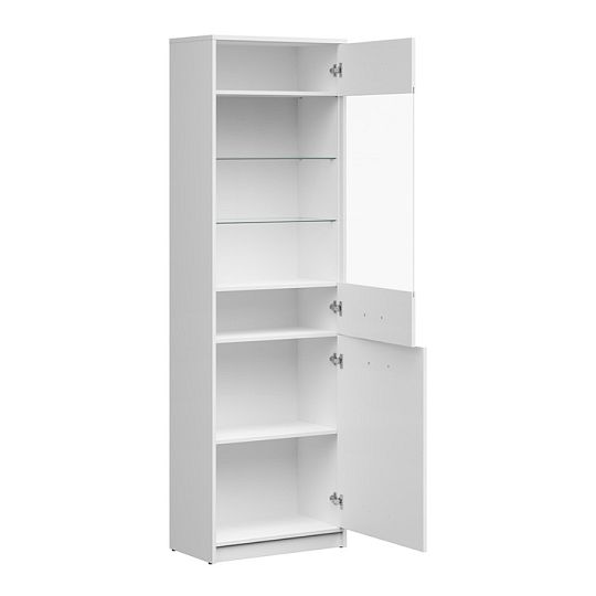 NEPO PLUS vitrína REG1D1W, bílá