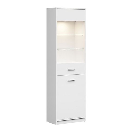 NEPO PLUS vitrína REG1D1W, bílá