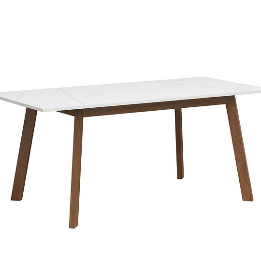 FORN STO jídelní stůl, dub stirling/bílý lesk