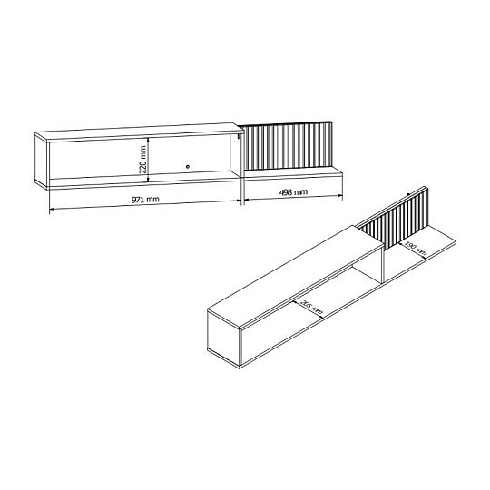 ZENDA police POL/150, dub waterford/černá