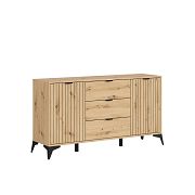 LAMEA komoda KOM2D3S/150, dub artisan