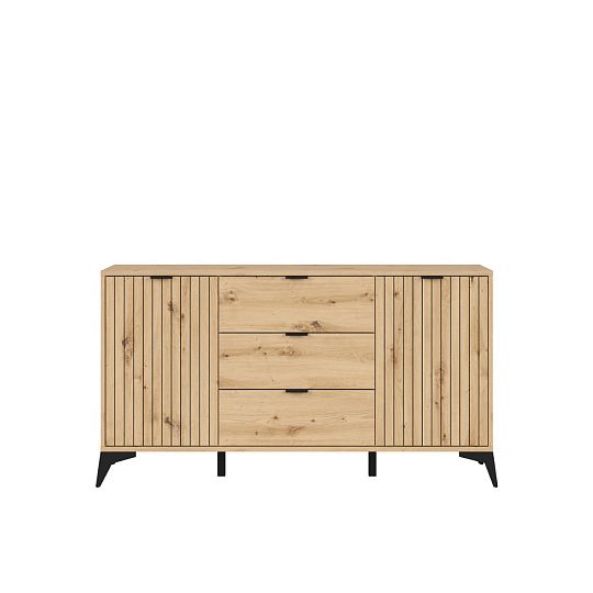 LAMEA komoda KOM2D3S/150, dub artisan