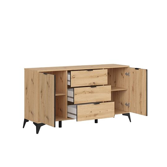 LAMEA komoda KOM2D3S/150, dub artisan