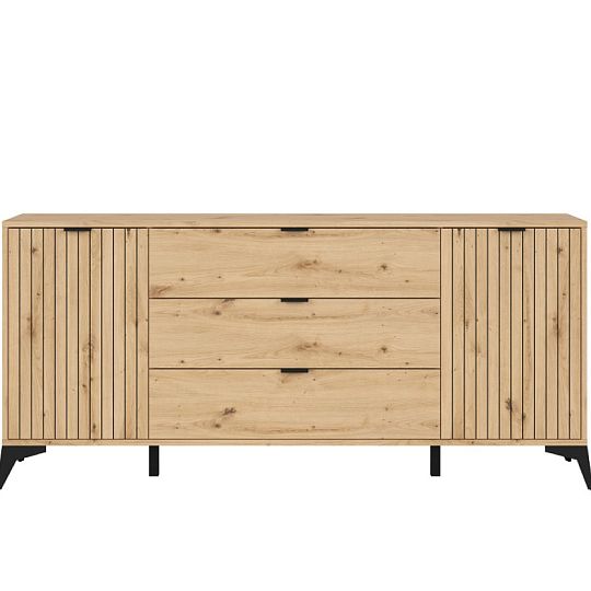 LAMEA komoda KOM2D3S/180, dub artisan