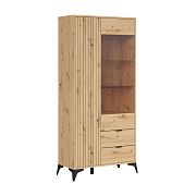 LAMEA vitrína REG1D1W2S, dub artisan