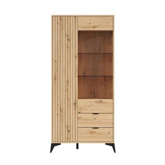 LAMEA vitrína REG1D1W2S, dub artisan