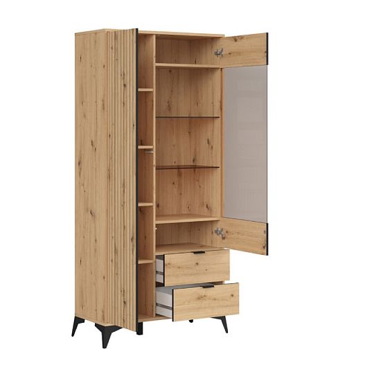 LAMEA vitrína REG1D1W2S, dub artisan