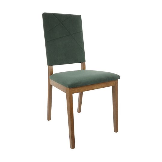 Jídelní židle, Forn, dub stirling/zelená