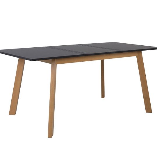 ZENDA STO jídelní stůl, dub waterford/černá
