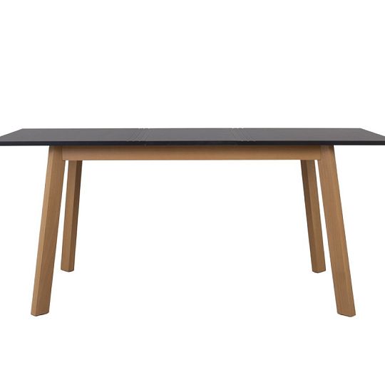 ZENDA STO jídelní stůl, dub waterford/černá