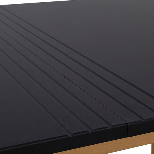 ZENDA STO jídelní stůl, dub waterford/černá