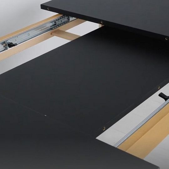 ZENDA STO jídelní stůl, dub waterford/černá