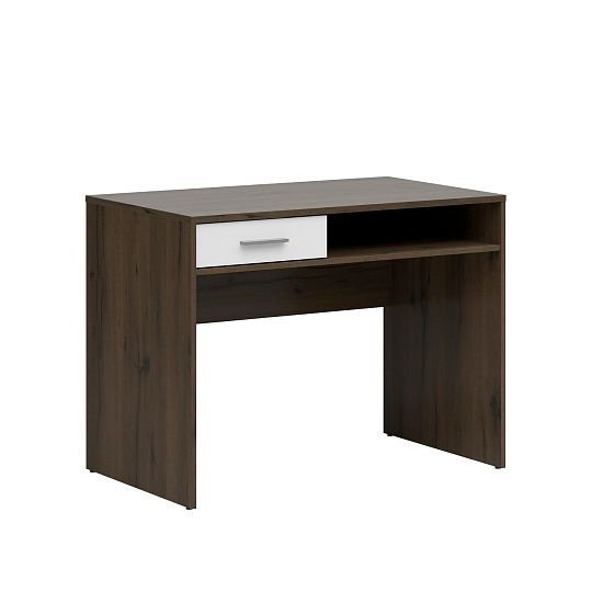 Nepo Plus Psací stůl BIU1S, dub ušlechtilý/bílá