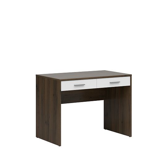 Nepo Plus Psací stůl BIU2S, dub ušlechtilý/bílá