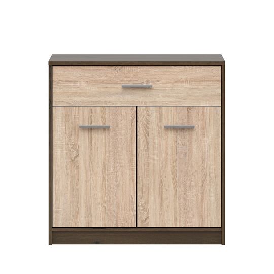 NEPO PLUS komoda KOM2D1S, dub ušlechtilý/dub sonoma