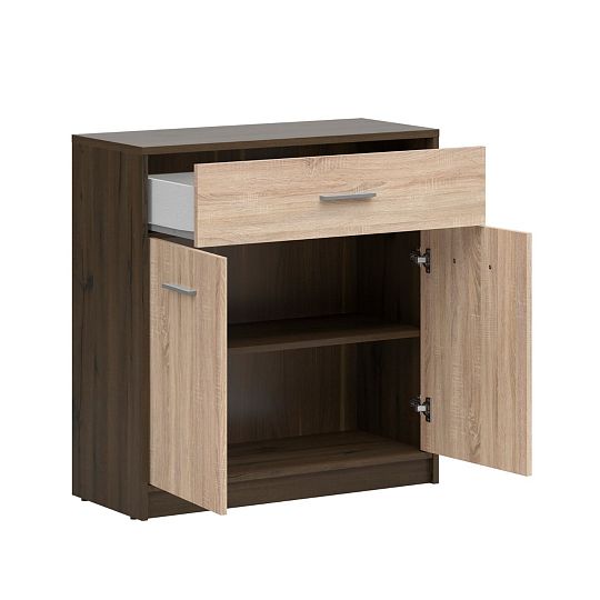NEPO PLUS komoda KOM2D1S, dub ušlechtilý/dub sonoma