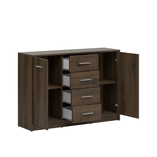 Nepo Plus Komoda KOM2D4S, dub ušlechtilý