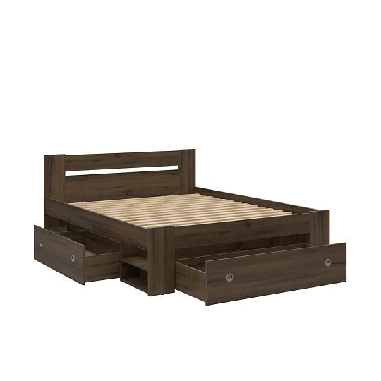 Nepo Plus Šuplíky k posteli 140 cm, dub ušlechtilý