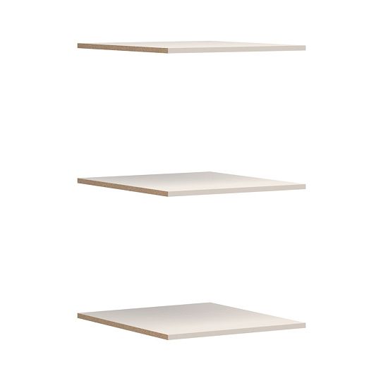 ANGA přídavné police do skříně, 3 ks, kashmir