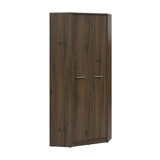 NEPO PLUS rohová šatní skříň SZFN2D, dub ušlechtilý