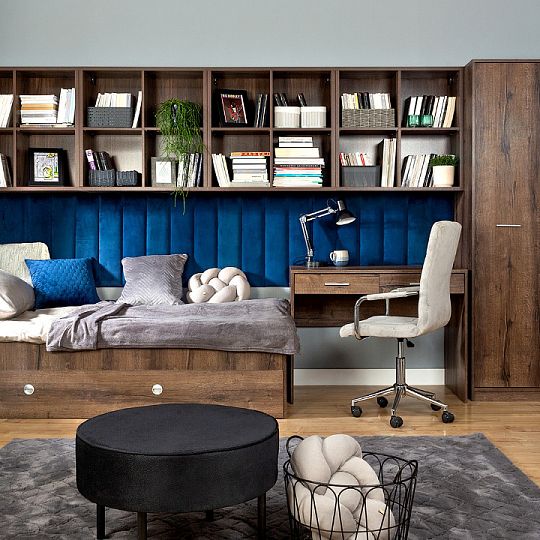 NEPO PLUS závěsná police SFW/8/8, dub ušlechtilý