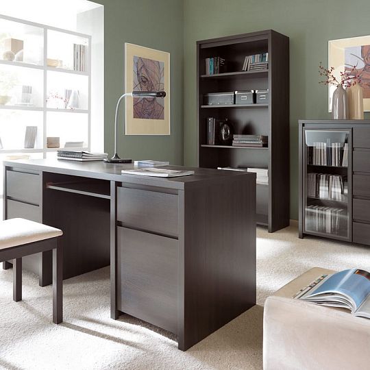 Kaspian Psací stůl BIU2D2S/160 Wenge