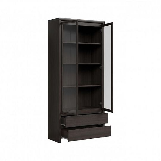 Kaspian Vitrína REG2W2S Wenge