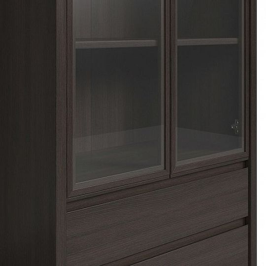 Kaspian Vitrína REG2W2S Wenge