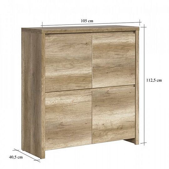 Kaspian Komoda KOM4D Dub monument