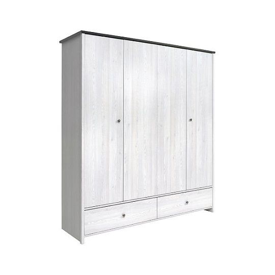 Porto Skříň SZF4D2S Modřín Sibiu světlý