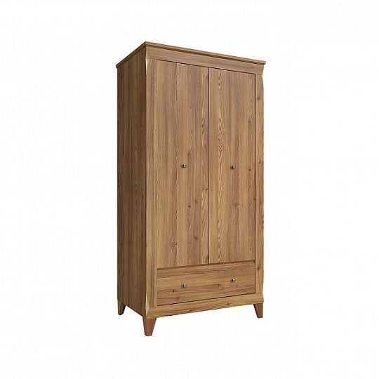 Bergen Šatní skříň SZF2D1S, Modřín sibiu zlatý