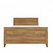 BERGEN postel 140 cm, Modřín sibiu zlatý