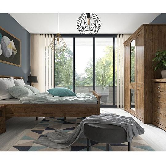 PATRAS šatní skříň SZF2D, dub april