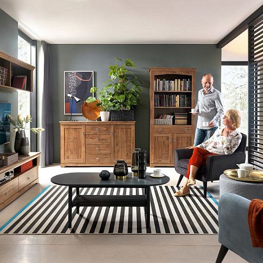 PATRAS šatní skříň SZF2D, dub april