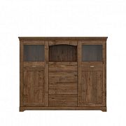 PATRAS vitrína KOM2W4S, dub april