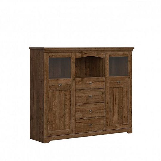 PATRAS vitrína KOM2W4S, dub april