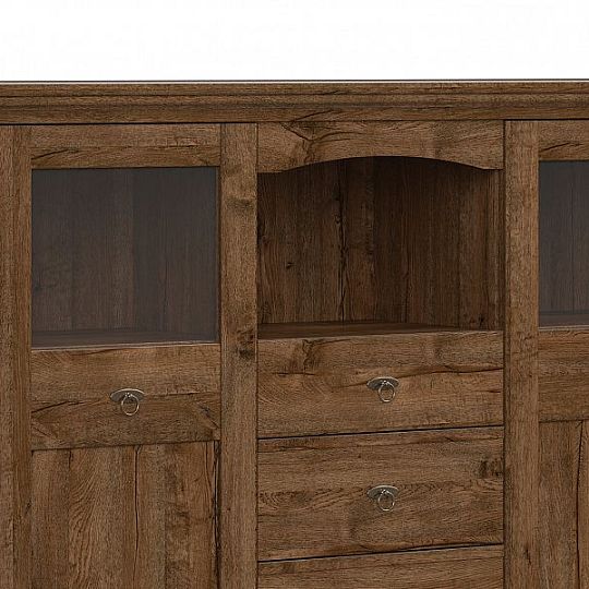 PATRAS vitrína KOM2W4S, dub april