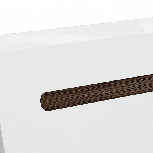 AZTECA TRIO postel 160 cm, bílý/bílý lesk