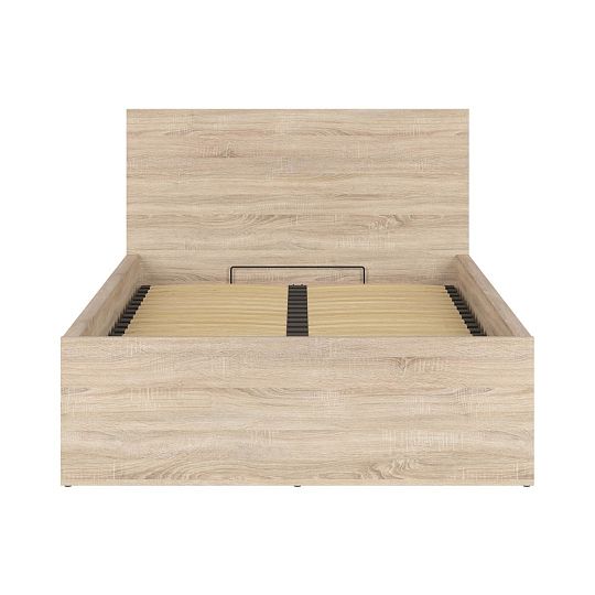 TETRIX postel 120 cm + rošt a úložný prostor, dub sonoma