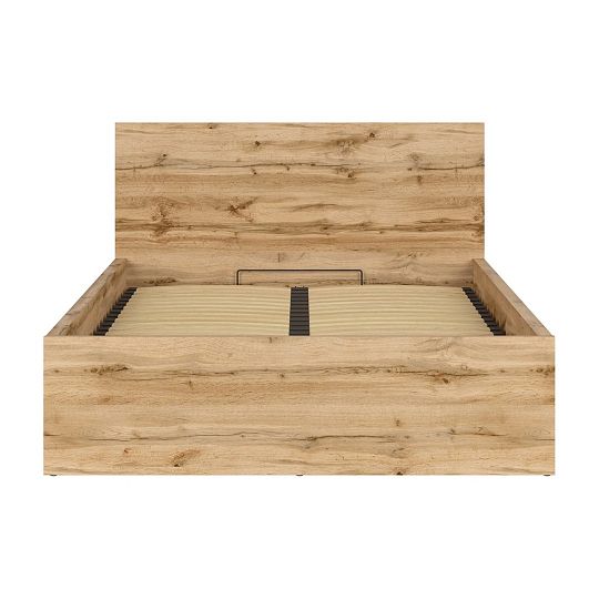TETRIX postel 160 cm + rošt a úložný prostor, dub wotan