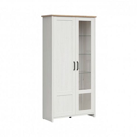 Loksa vitrína REG1D1W, borovice bílá anderson