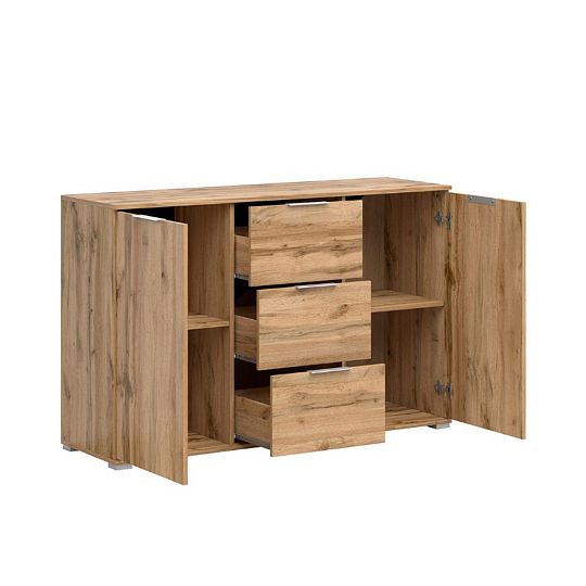 ZELE komoda KOM2D3S, dub wotan