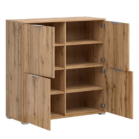 ZELE skříňka KOM4D, dub wotan