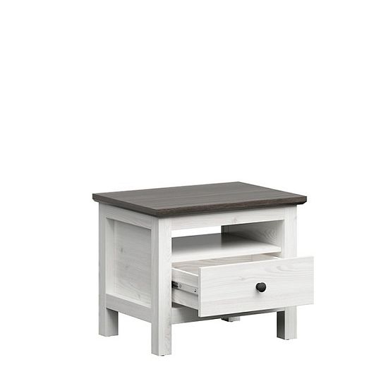 HESEN noční stolek KOM1S/5/6, modřín sibiu světlý/borovice larico