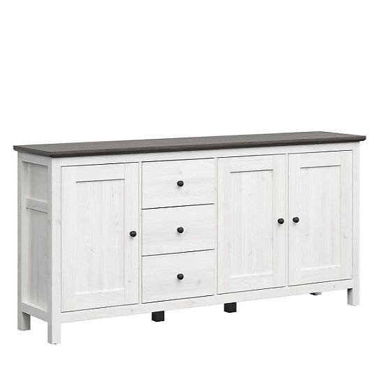 HESEN komoda KOM3D3S/10/20, modřín sibiu světlý/borovice larico